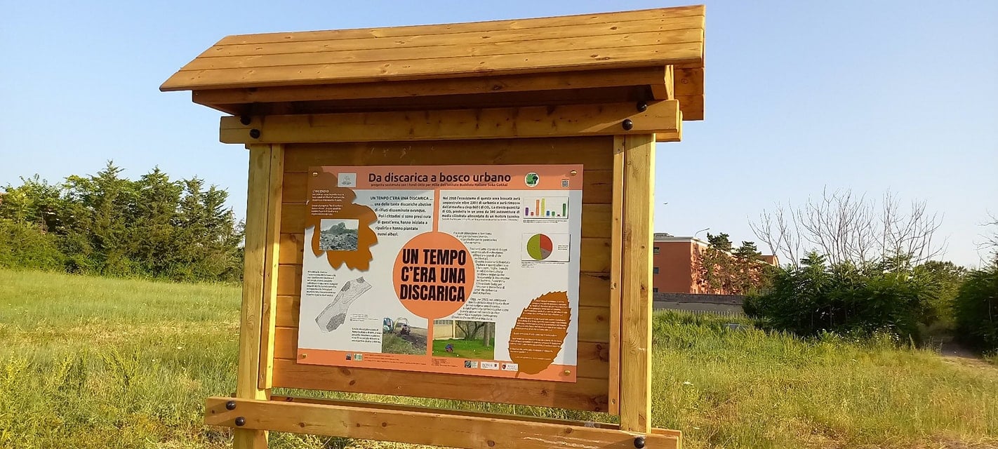 Comunicato Stampa – Uno spazio riqualificato e un bosco per contrastare i cambiamenti climatici